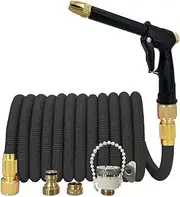 New Expandable Magic Hose High Pressure Car Wash Hose with Spray Gun Set Outdoor Watering Irrigation Tool Garden Hose(1/2''_50FT)
