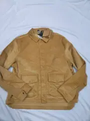 The North Face Utility Cord Shacket Jacket Mens L Large Almond Butter New