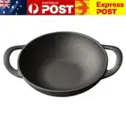 AU* Cast Iron Pan Saute Pan Multi-Purpose Non-Stick Frying Pan 19cm for Home Kit