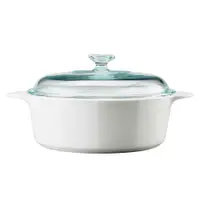 在飛比找蝦皮商城優惠-【康寧 Corningware】純白系列圓型康寧鍋3.2L