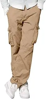 Cargo Pants for Men Lightweight Straight Legs Baggy Pants 2025 Casual Hiking Joggers Sweatpants with Pockets