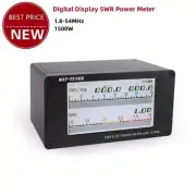 1.8-54MHz MAT-S1500 SWR Power Meter 1500W RF Power Meter Digital Display f/Radio