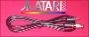 6Ft RCA Video Cable & RF Coax TV Adapter for the Atari 2600 Jr. Junior System