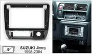 9 inch Car Fascia Radio Panel for SUZUKI JIMNY 1998-2004 Dash Kit Install Facia Console Bezel Adapter Plate 9inch Trim Cover 9 inches