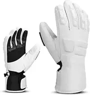[Generic] Ski Gloves, GoatskinSnow Gloves, Waterproof Snowboard Gloves, Gloves