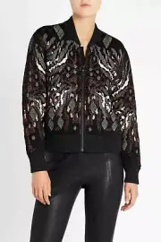 BNWT SASS & BIDE "La Bomba" Knit Bomber Jacket - Size XXSmall - $450