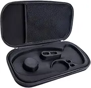 YWMJZEU Stethoscope Transport Housing Storage Bag with Knit Pocket, Portable Eva Travel Bag Hard Hard Case for Birthdays of The Day, Black