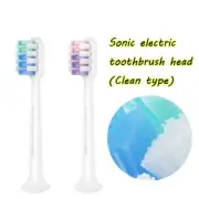 DR.BEI 2Pcs Sonic Electric Toothbrush Replacement Brush Heads Cleaning Version