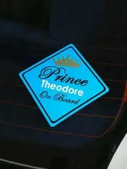 Custom Personalised Name Baby on Board Sticker Decal Vinyl Sign Car