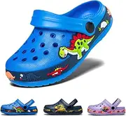 [Drecage] Toddler Clogs Kids Clogs for Girls Boys Slip on Garden Clogs Slide Sandals Waterproof Beach Pool Shoes Slipper