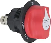 Battery Switches for RV, Quick Disconnect Battery Switches, Waterproof Power Isolator On-Off Supply for Rvs, Marine,