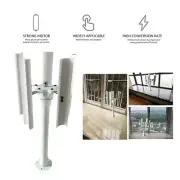 Upgrade 5-blade Wind Turbine Model 3-Phase Permanent Vertical Magnet Generator