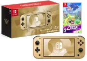 NEW Nintendo Switch Lite Zelda Hyrule Edition + Echoes of Wisdom Game Bundle