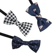 [LALUNA BRIDE] Baby Boys Pre-tied Adjustable Neck Strap Tie Boys Bow Tie Value Set