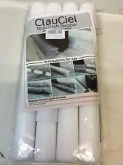 Under Door Draft Stopper White 29"-35" Noise Window Breeze Dust Air Blocker NEW