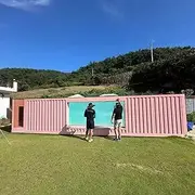 Outdoor Portable Prefab Container Pool - Family Steel Frame Modular Swimming Pool, Customizable Fiberglass Pool for Outdoor Fun