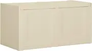 Cushion Storage Box, Closet Organizer Storage Bin for Store Toys Scarves Socks Books, PP, Capacity 85 L, 86 x 40 x 42 cm, White