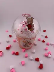 Yorkie Slime Shop - Valentine Boba Slime With Charm - 6 Ounce