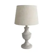 Quill Modern Table Desk Lamp Metal Base - White