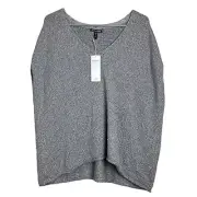 NWT Eileen Fisher Alpaca Blend Sleeveless Sweater Gray Size Medium