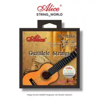 在飛比找蝦皮購物優惠-Guitalele Strings Alice 黑色尼龍吉他