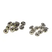 Snap Buttons, 10mm Copper Sew-on Press Button Fastener Bronze 100 Sets
