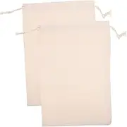 TOGEVAL 2pcs Kitchen Drawstring Pocket Root Vegetable Storage Drawstring Pouches Fruit Canvas Bag Canvas Bags Fabric Bags with Drawstrings Reusable Vegetable Drawstring Bags Vegetable Bag