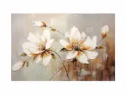 Flower Modern Art Painting Canvas Print
