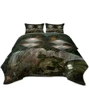 Cool Dark Art Allegory of Decay Coverlet