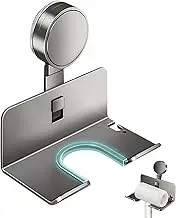Blow Dryer Holder,Suction Cup Hair Blow Dryer Shelf - Removable Blow Dryer Stand Attachments Storage, Blow Dryer Holder Hanger for Tiles and Glass