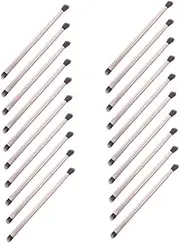ASAKKURA 20pcs Double-ended Makeup Brush Set Women's Blending Brush for Eye Shadow Nose Shadow Face Gold Makeup Supplies