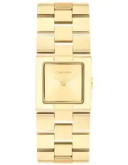 [Calvin Klein] Meridian Ionic Plated Thin Steel Watch in Gold