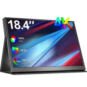 UPERFECT 18.4 Inch 4K Portable Monitor For Laptop PC IPS 3840x2160 Screen