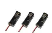3pcs A23 Battery Holder Black 12V Charger lip Holder Box Case Wires