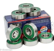 8 Premium ABEC-5 High Precision Skateboard Bearings for Racing
