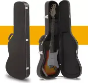 Electric Guitar Hard Case, Wooden Hard-Shell Protective Carrying Case for KST/T