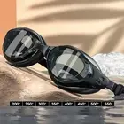 Adults Swim Goggles Pool Goggles Silicone Frame Portable Waterproof Trendy Wide