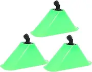 Yardwe 3pcs Garden Sprayer Nozzle: Windproof Sprayer Nozzle with Protective Hood - Plastic Mist Spraying Shield for Garden Lawn Farm Large Area Coverage