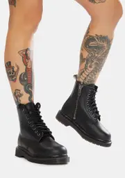 [Demonia] Battle Cry Lace-Up Combat Boots