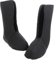 [BESPORTBLE] 1 Pair Snow Boot Lining Thermal Socks Hiking Shoes Waterproof Socks Warm Hiking Boot Socks Warm Boot Liners Hiking Warm Socks Cozy Boot Liners Warm Fleece Socks Black Oxford Cloth