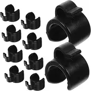 GALPADA 20pcs Mic Stand Cable Clips Cable Holders for Phone Stand Tripod Microphone Portable Easy to Install for Live Streaming and Outdoor Use