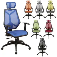 在飛比找momo購物網優惠-【DFhouse】摩根全網 標準 主管椅(6色)