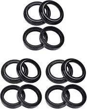 41x54x11 Motorcycle Front Shock Fork Damper Oil Seal 41 54 Dust Cover Lip for ZXR400 ZX-4R ZX 4R ZX4R Ninja 1000 ZXR 400(6pc Seal 6pc Cover)