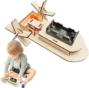 Boat Model Toy | Funny Experiment Projects Building Kits - Portable Preschool Educational Activity, Fine Motor Skill Learning Game for Lab