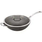 Cuisinart Chefs iA+ 32cm Stainless Steel Non-Stick Wok w/ Lid Round Induction
