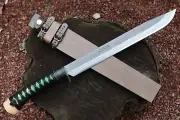 Masano Toyokuni Japan TKA-014 Mai 11.81" Forged Fixed Blade Short Sword Knife