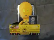 Star Wars C-3PO Collectible Plush With Enamel Pin 7” NEW