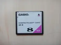 在飛比找Yahoo!奇摩拍賣優惠-【康泰典藏】CASIO CF  8MB 記憶卡~ 二手良品~