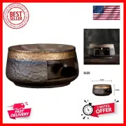 Teapot Warmer Matte Classic Retro Ceramic Universal Tea Warmer Stand Set with...