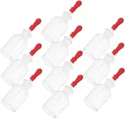 10pcs 60 Laboratory Glass Dropper Bottle Essential Oils Eyedropper Tool Mini Dropper Bottle Hair Oil Container Goteros De Vidrio Eyedropper Prettdlijun Boston Transparent Glass